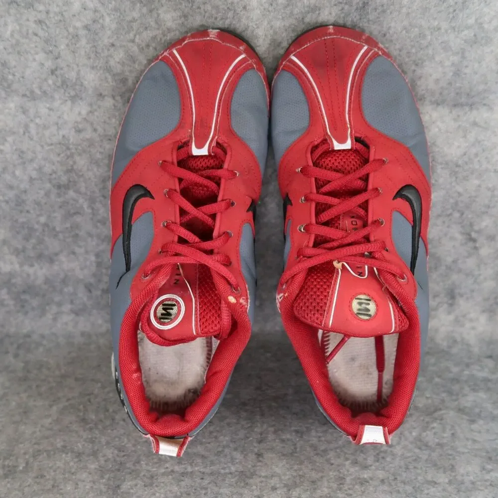 Nike Shoes Womens 8 Athletic Trainers Shox Sneakers Vintage Sport Red Grey Low